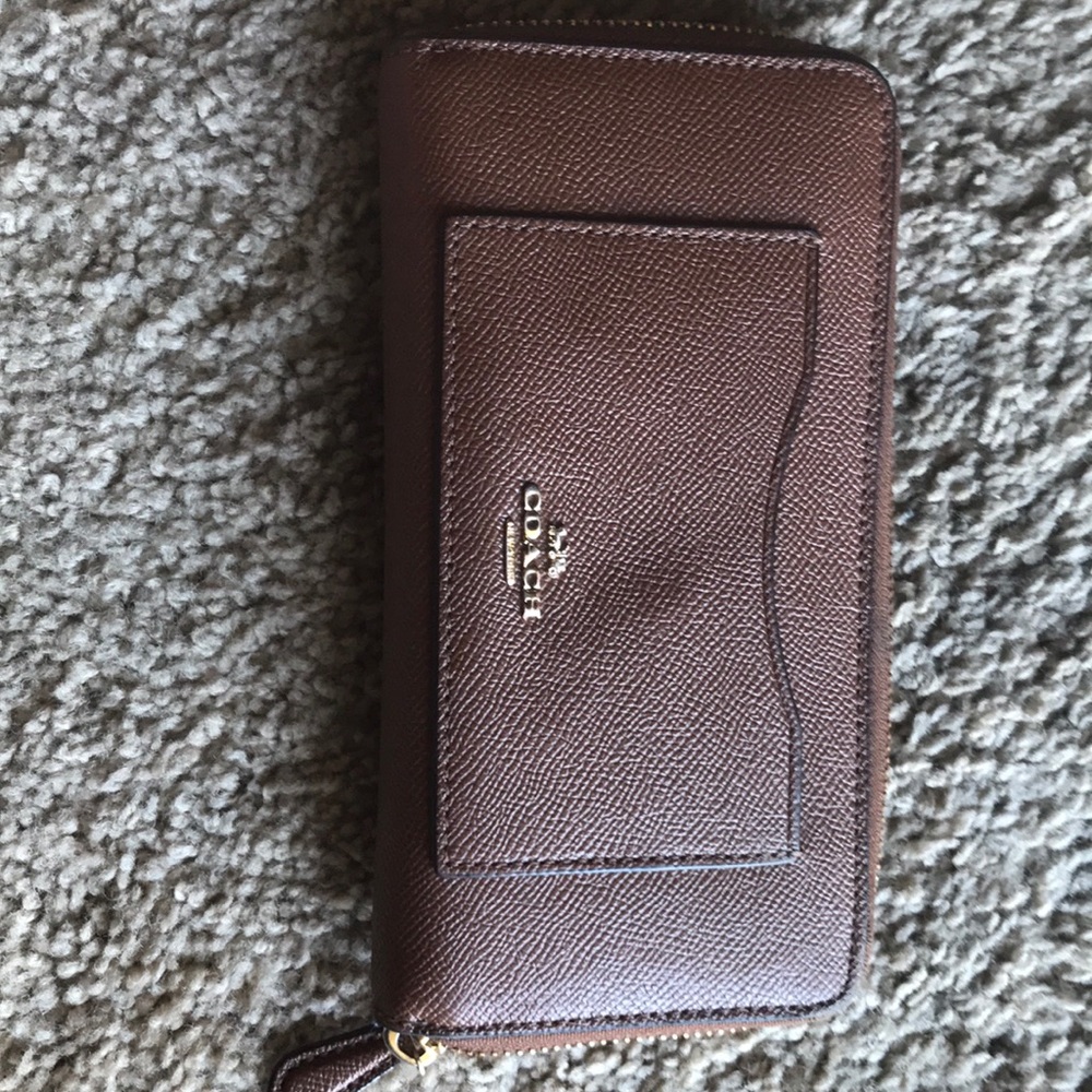 Coach authentic brown wallet
